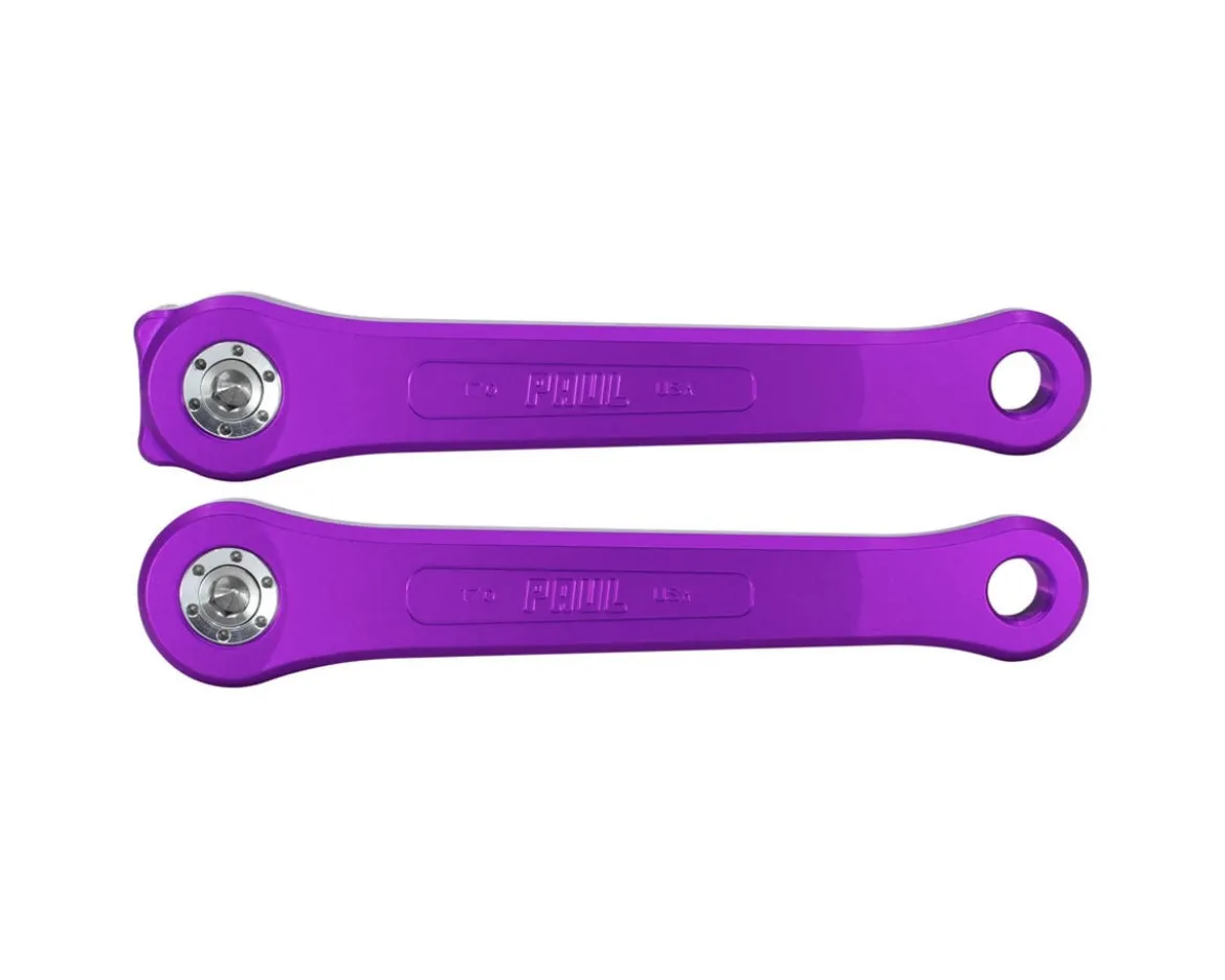 Paul Components 100% Pure Paul Crankset (Purple) (165mm) (Square Taper JIS)