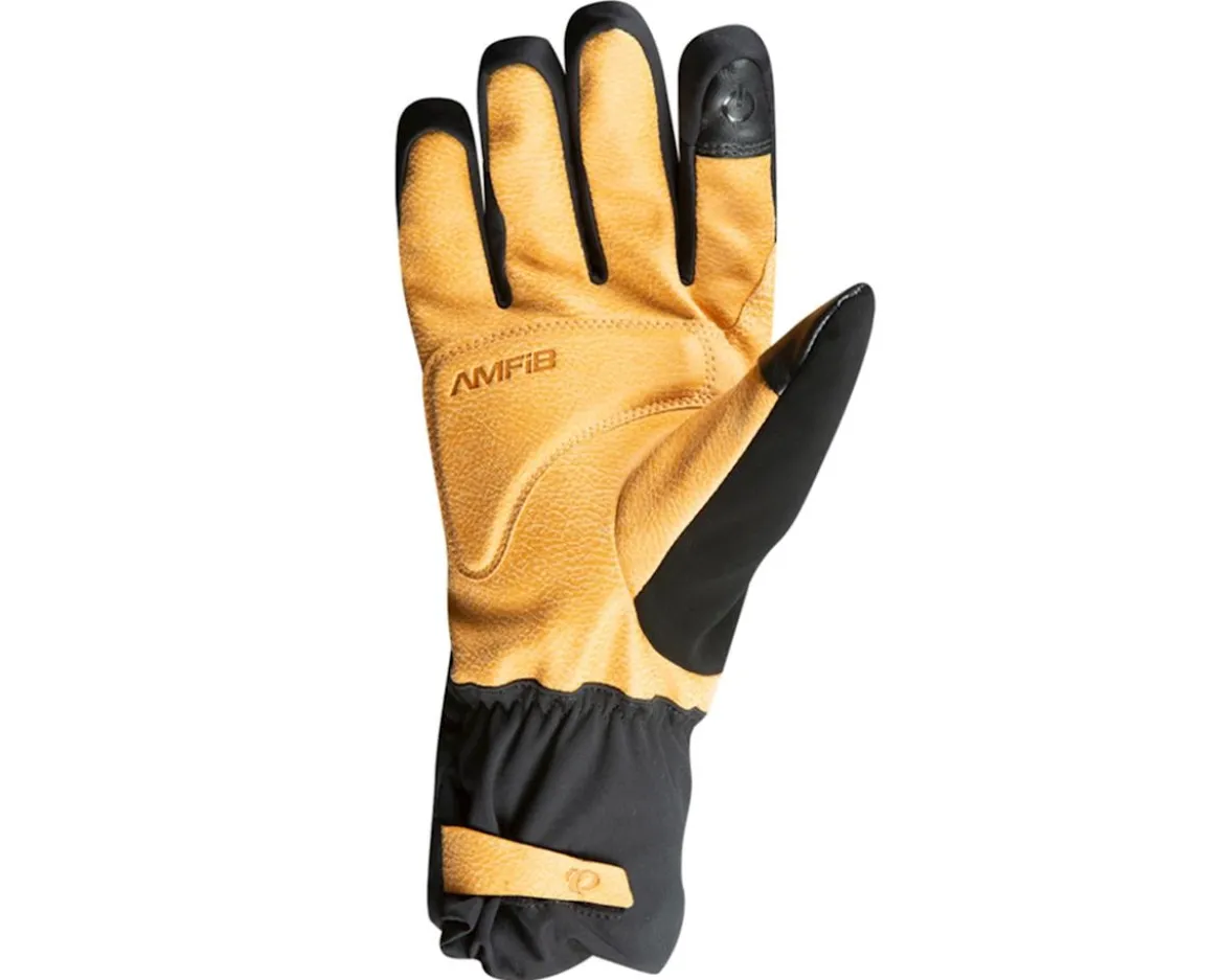 Pearl iZUMi AmFIB Gel Gloves (Black/Dark Tan) (S)