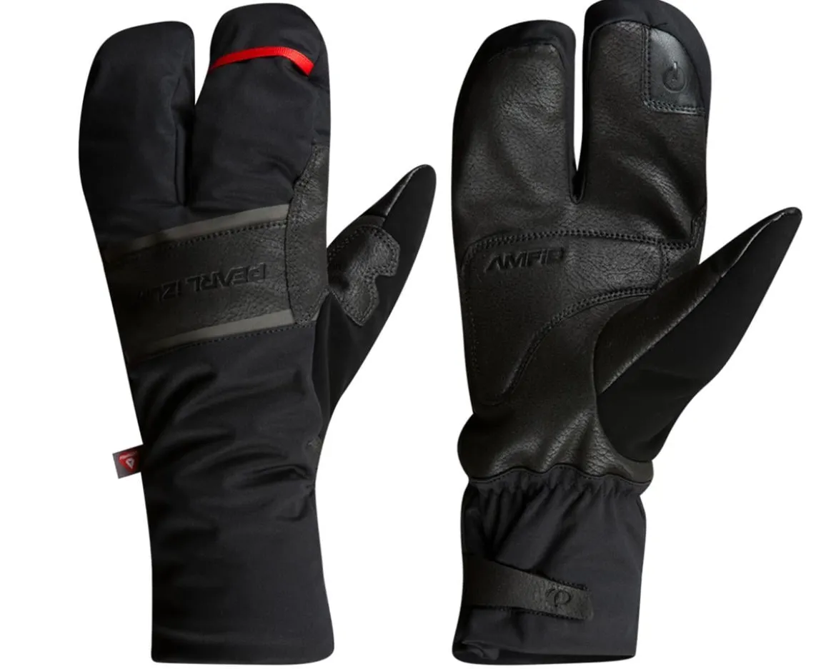 Pearl iZUMi AmFIB Lobster Gel Gloves (Black) (L)