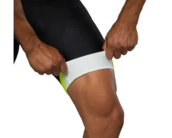Pearl iZUMi Attack Bib Shorts (Black/Screaming Yellow) (L)