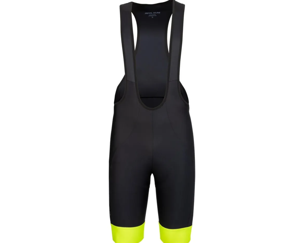 Pearl iZUMi Attack Bib Shorts (Black/Screaming Yellow) (L)