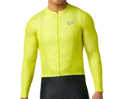 Pearl iZUMi Attack Long Sleeve Jersey (Screaming Yellow Splatera) (L)