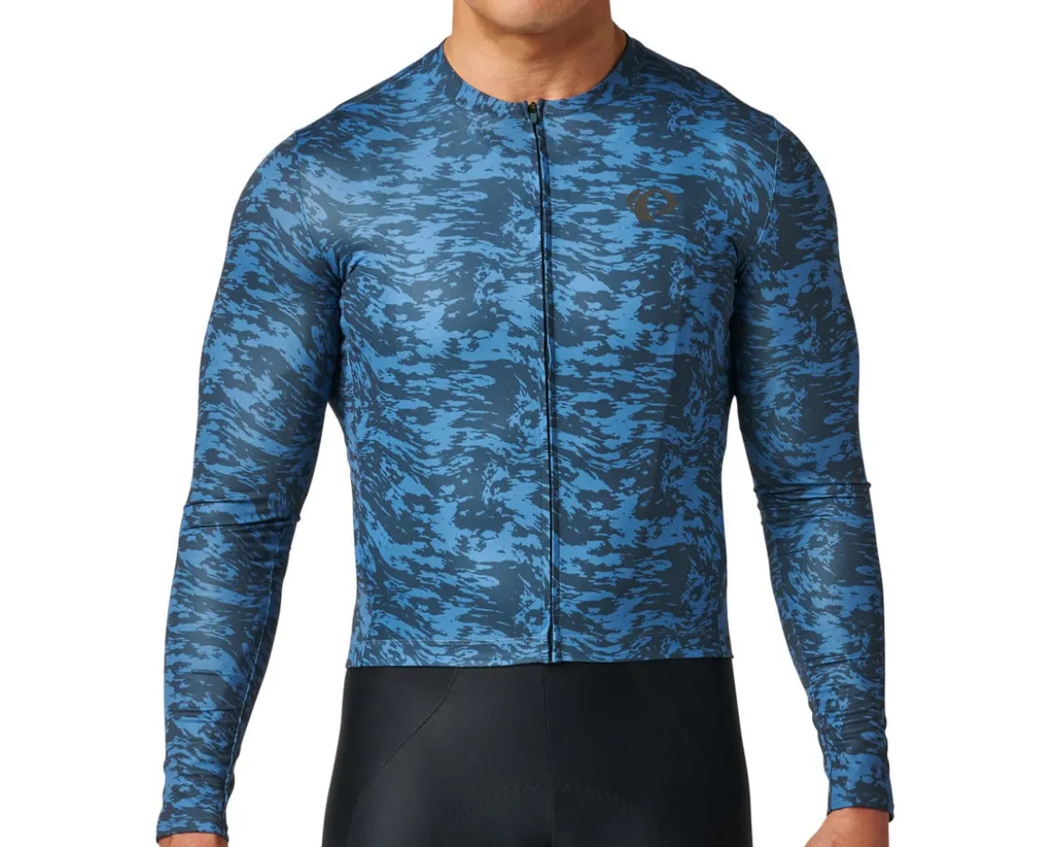Pearl iZUMi Attack Long Sleeve Jersey (Dark Slate Waverock) (M)