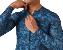 Pearl iZUMi Attack Long Sleeve Jersey (Dark Slate Waverock) (M)