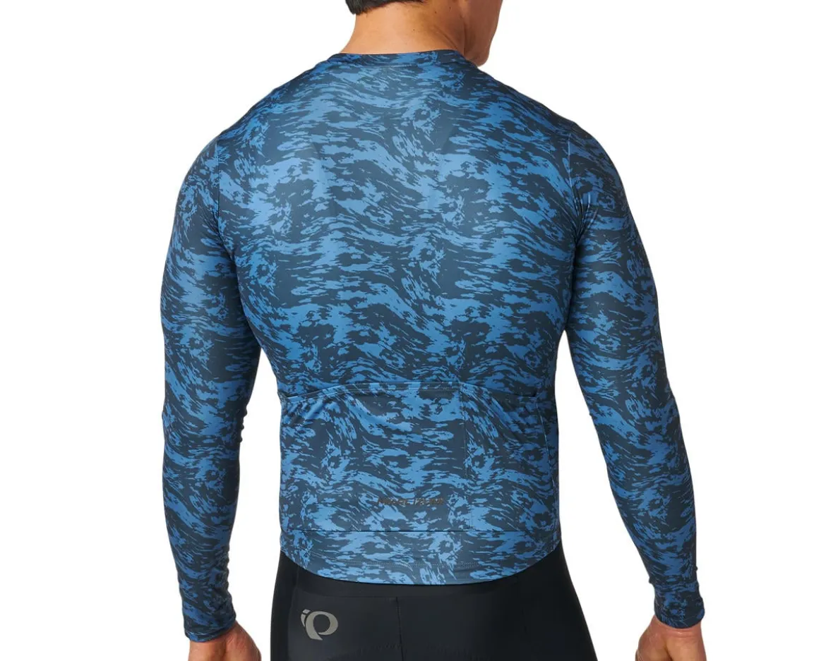Pearl iZUMi Attack Long Sleeve Jersey (Dark Slate Waverock) (M)