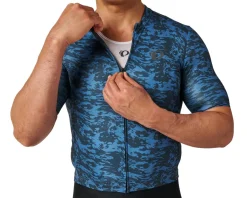 Pearl iZUMi Attack Short Sleeve Jersey (Dark Slate Waverock) (L)