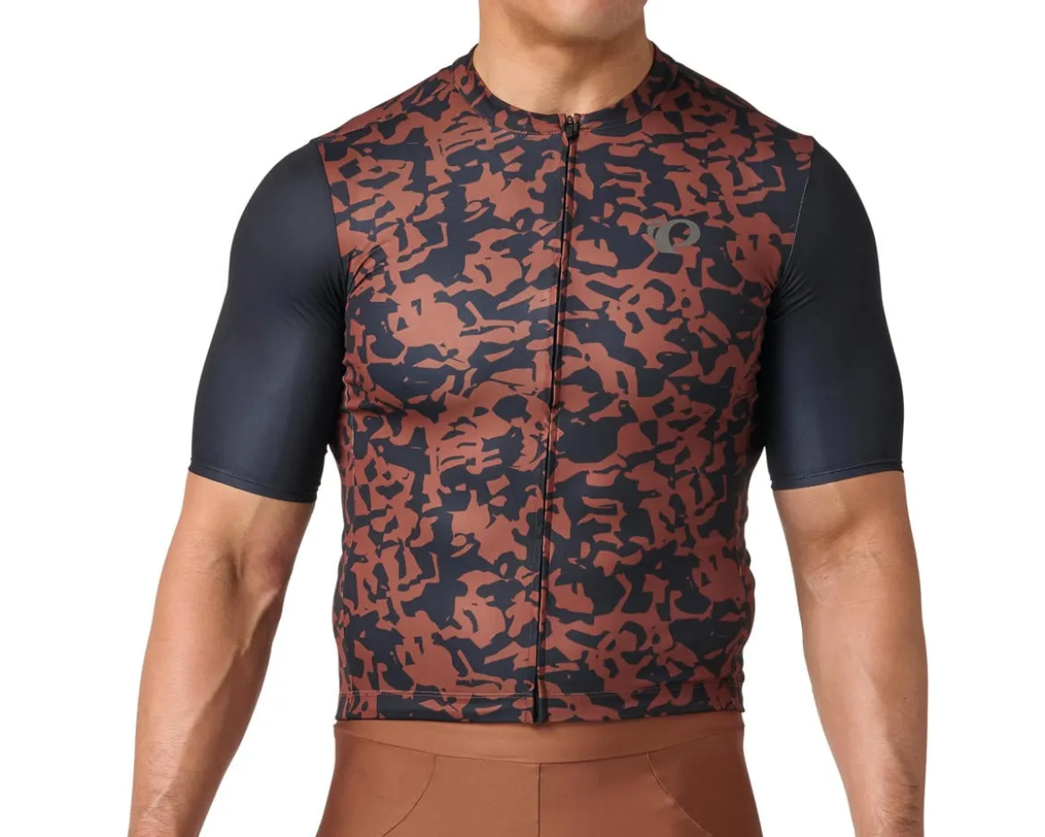 Pearl iZUMi Attack Short Sleeve Jersey (Root Beer Crumple) (L)