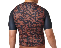 Pearl iZUMi Attack Short Sleeve Jersey (Root Beer Crumple) (L)