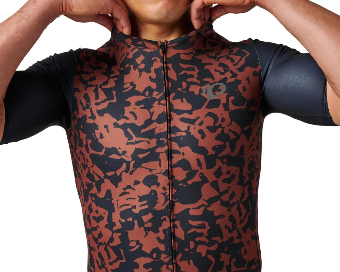 Pearl iZUMi Attack Short Sleeve Jersey (Root Beer Crumple) (L)
