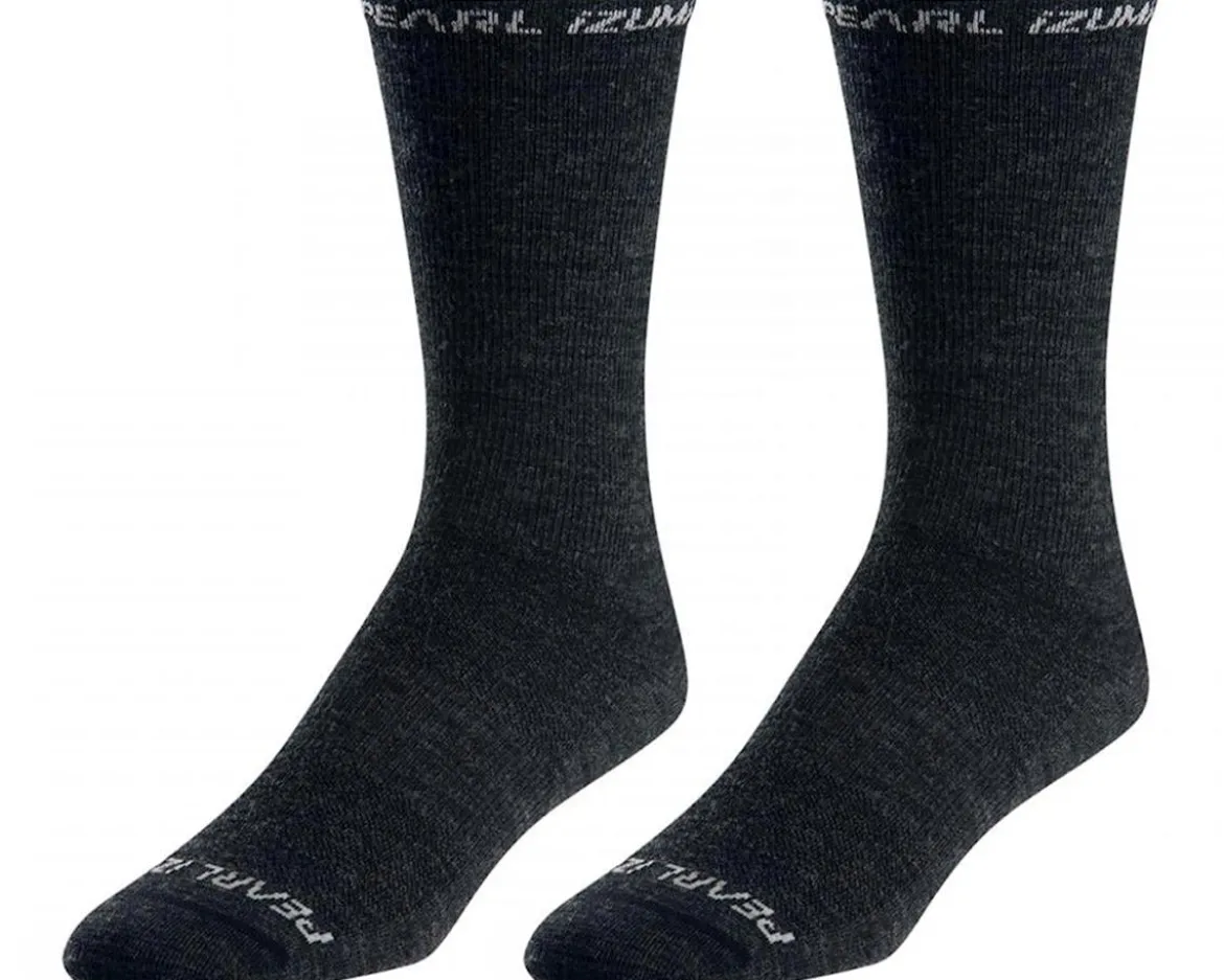 Pearl iZUMi Elite Tall Wool Socks (Black) (L)