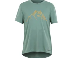 Pearl iZUMi Jr Summit Short Sleeve Jersey (Pale Pine Earn The Turns) (Youth XS)