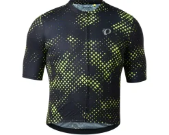 Pearl iZUMi Men's Attack Short Sleeve Jersey (Black/SY Bit Map) (S)