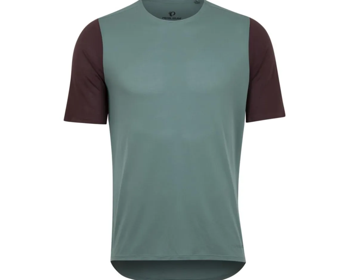 Pearl iZUMi Men's Summit Pro Short Sleeve Jersey (Pale Pine/Cacao) (S)