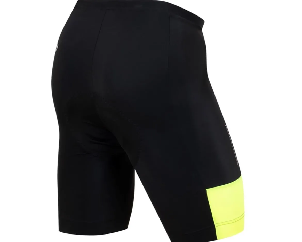 Pearl iZUMi Quest Shorts (Black/Screaming Yellow) (S)