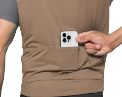 Pearl iZUMi Quest Short Sleeve Jersey (Toasted Coconut/Dark Shadow) (M)