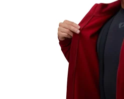 Pearl iZUMi Quest Thermal Long Sleeve Jersey (Red Dahlia) (S)