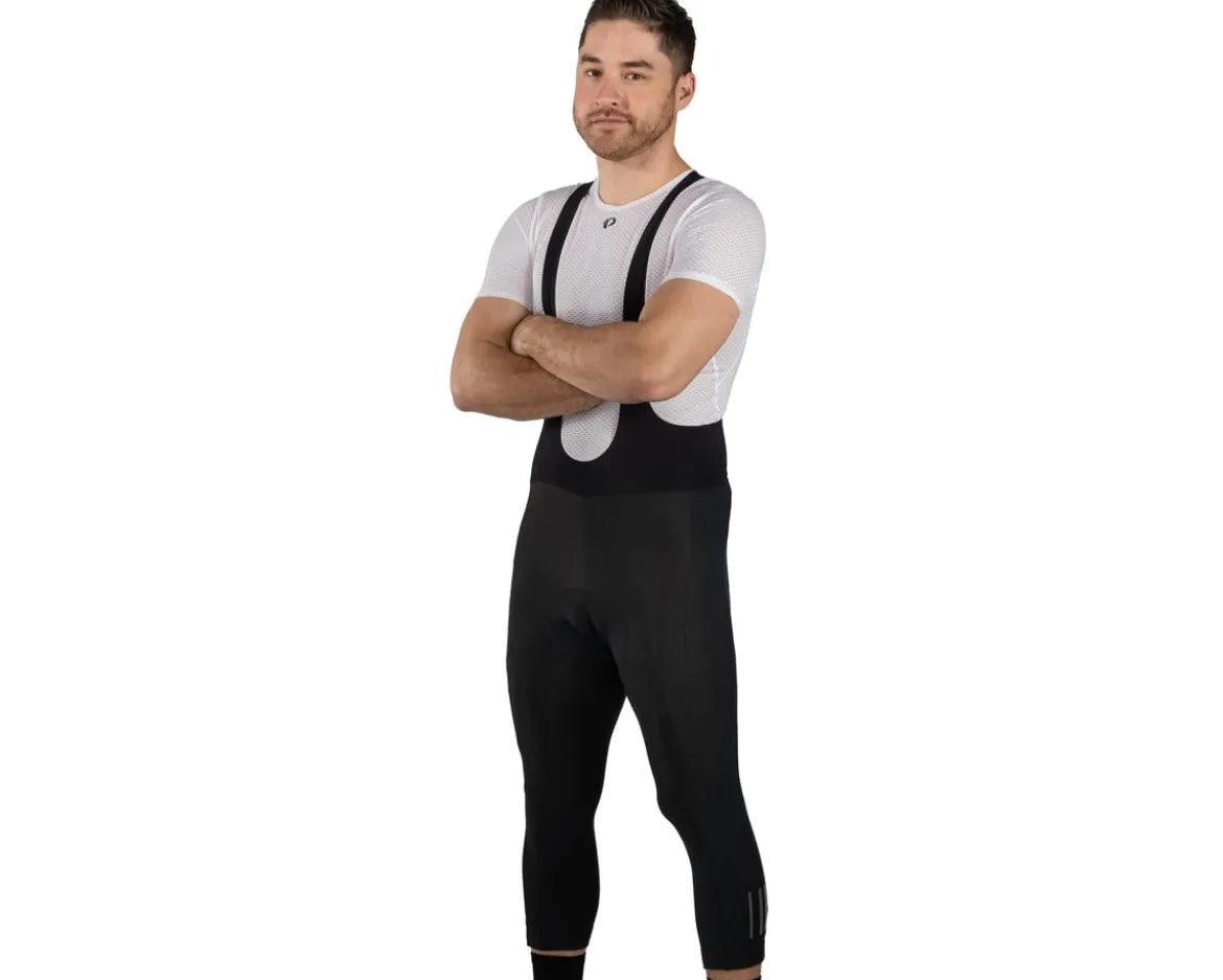 Pearl iZUMi Thermal Cycling 3/4 Bib Tights (Black) (L) (w/ Chamois)