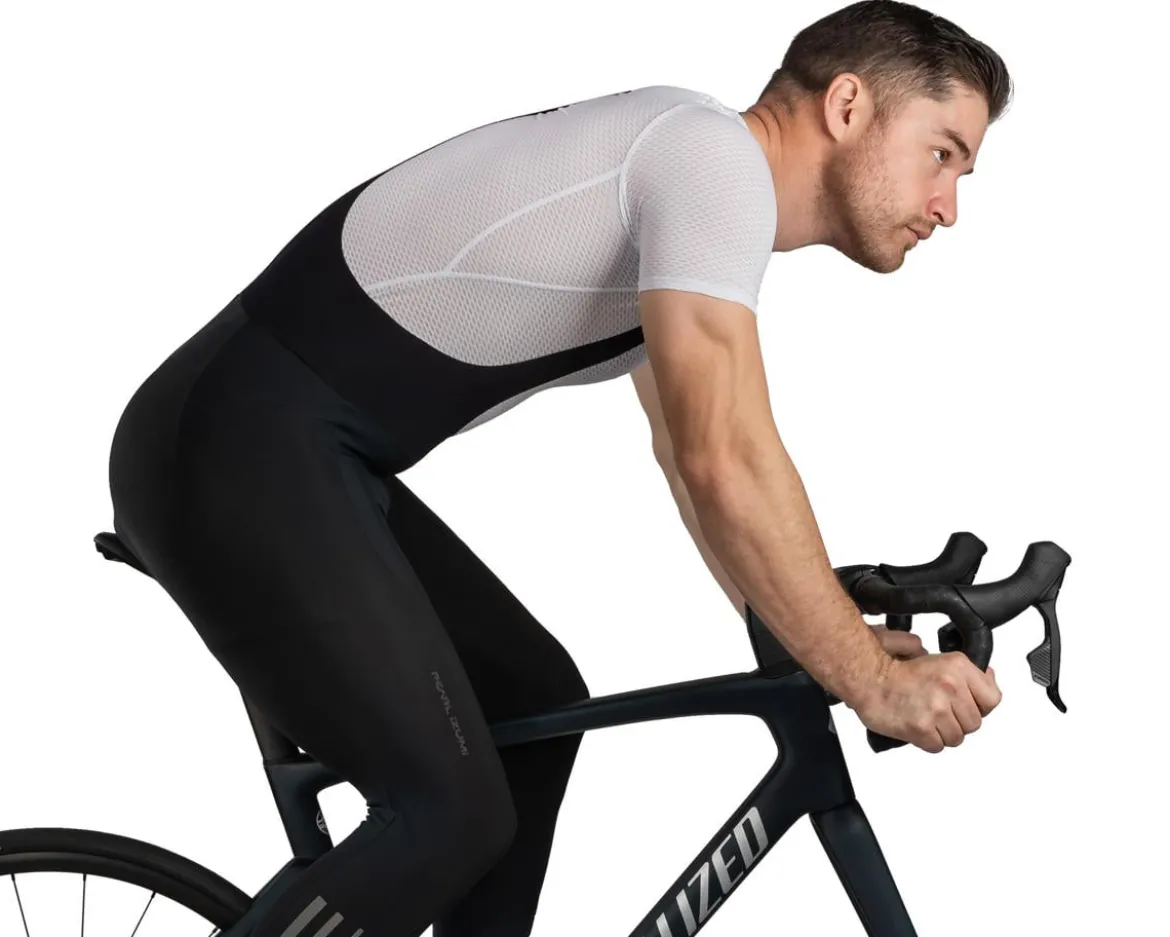 Pearl iZUMi Thermal Cycling 3/4 Bib Tights (Black) (L) (w/ Chamois)