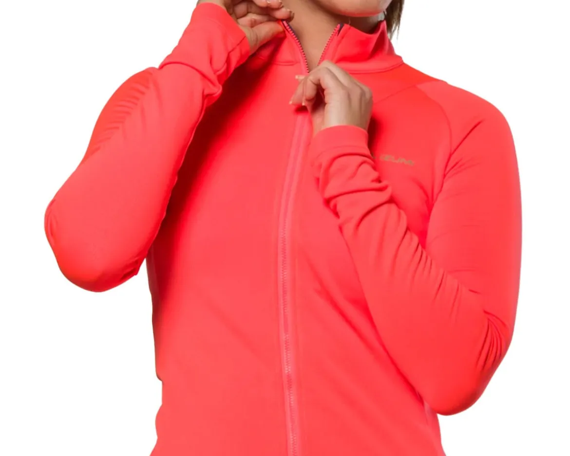 Pearl iZUMi Women's Attack Thermal Long Sleeve Jersey (Firey Coral) (S)