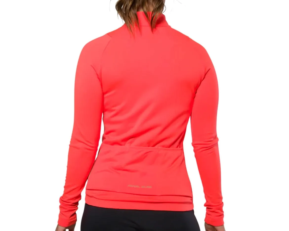 Pearl iZUMi Women's Attack Thermal Long Sleeve Jersey (Firey Coral) (S)
