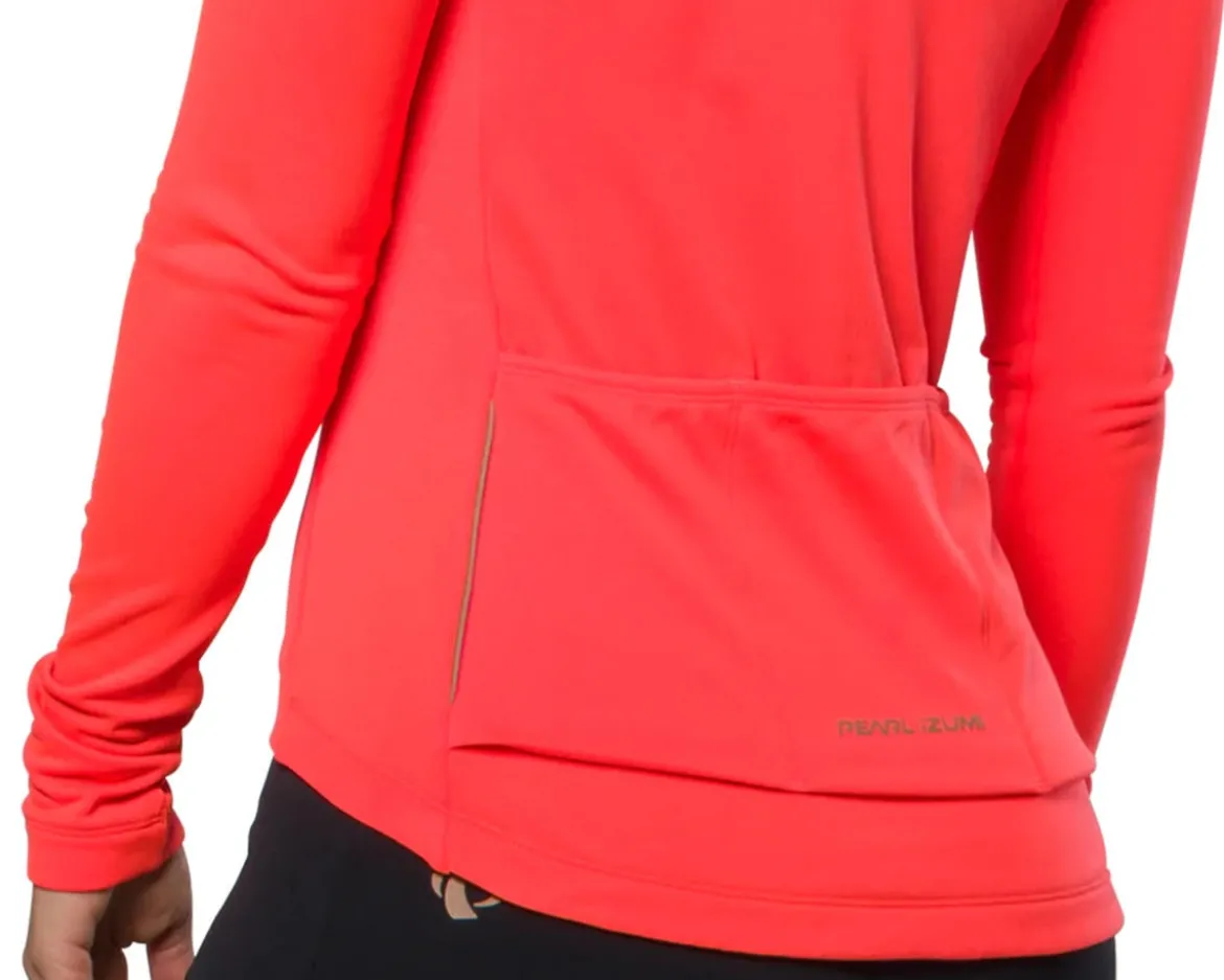 Pearl iZUMi Women's Attack Thermal Long Sleeve Jersey (Firey Coral) (S)