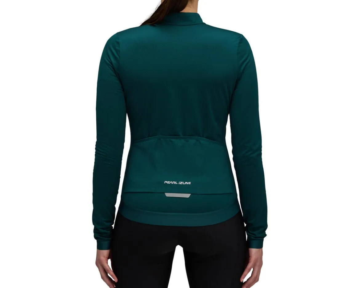 Pearl iZUMi Women's Attack Thermal Long Sleeve Jersey (Dark Sea) (S)