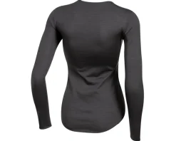 Pearl iZUMi Women’s Merino Long Sleeve Base Layer (Phantom) (XS)