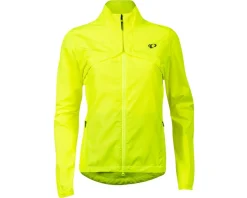 Pearl iZUMi Women's Quest Barrier Convertible Jacket (Screaming Yellow/Turbulence) (L)