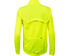 Pearl iZUMi Women's Quest Barrier Convertible Jacket (Screaming Yellow/Turbulence) (L)