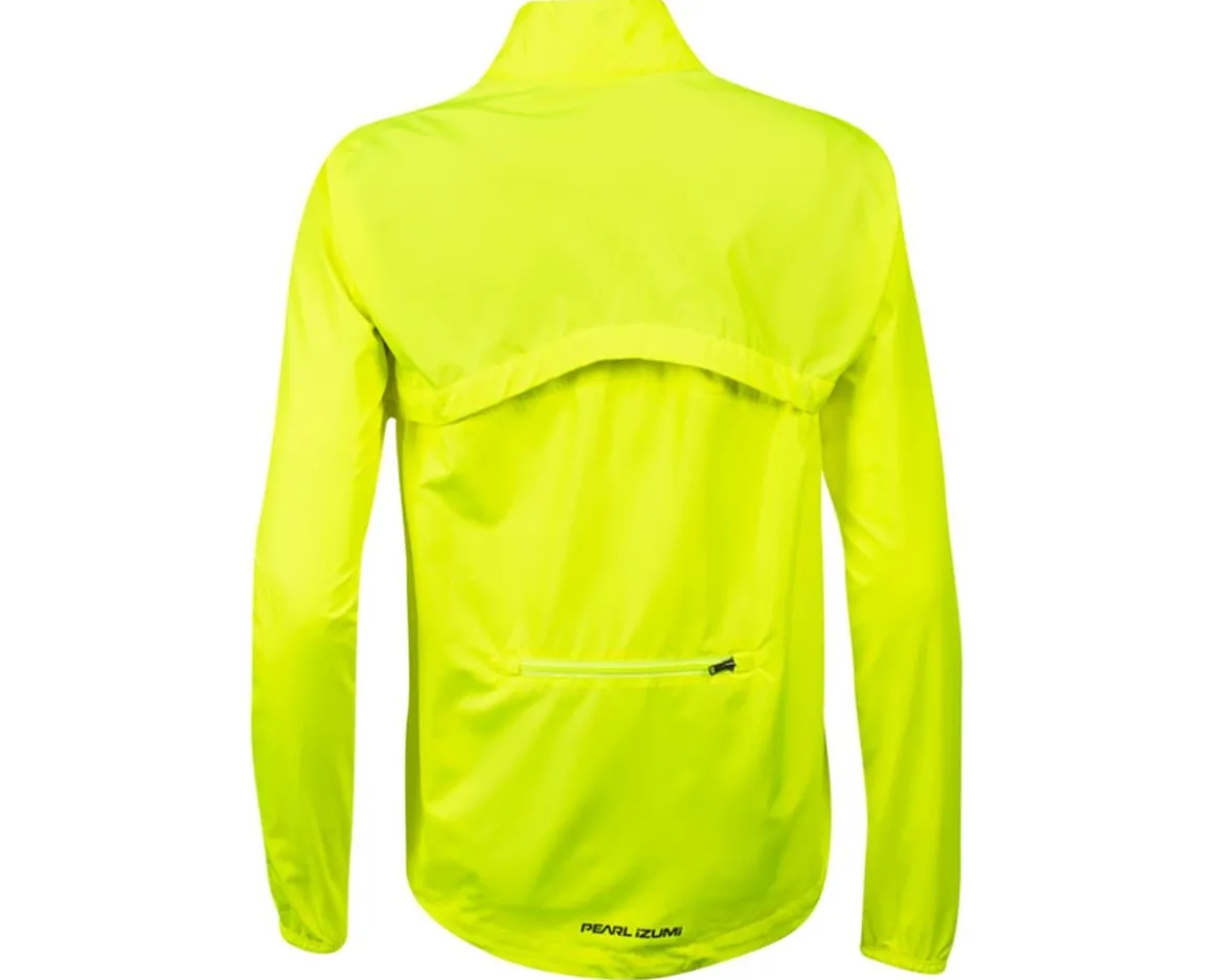 Pearl iZUMi Women's Quest Barrier Convertible Jacket (Screaming Yellow/Turbulence) (L)