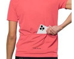 Pearl iZUMi Women's Quest Short Sleeve Jersey (Fiery Coral) (S)