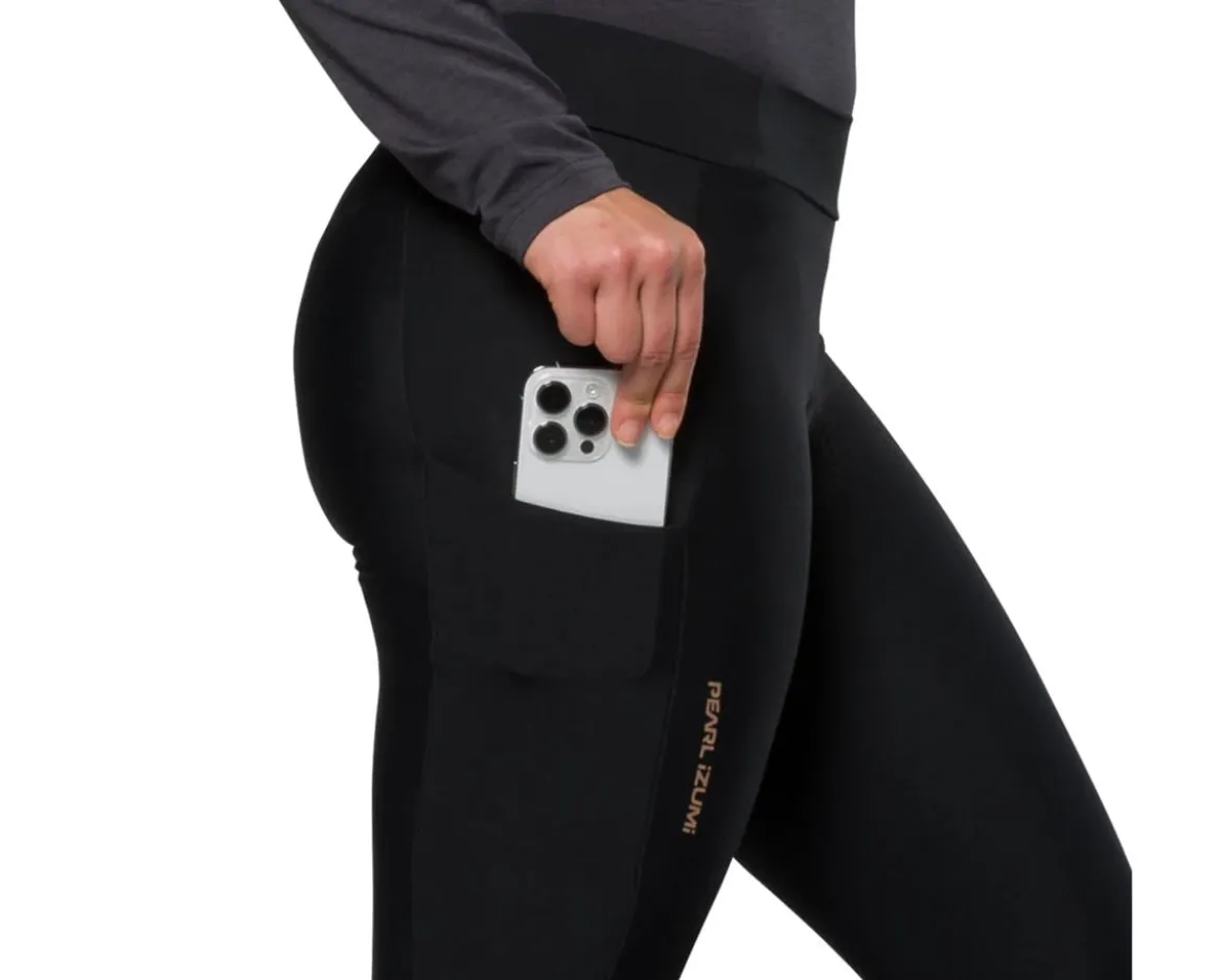 Pearl iZUMi Women's Quest Thermal Cycling Tight (Black) (M) (No Chamois)