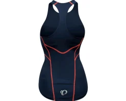 Pearl iZUMi Women's Select Pursuit Tri Tank (Navy/Fiery Coral) (L)
