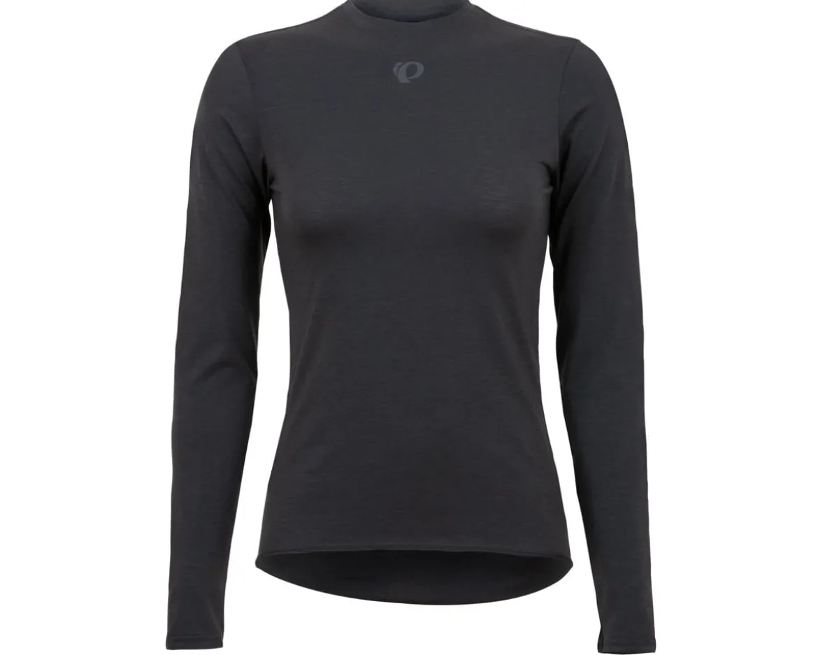 Pearl iZUMi Women's Transfer Wool Long Sleeve Base Layer (Phantom) (L)