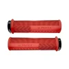 Peaty's Mushroom Thin Lock-On Grips (Red) (Pair)