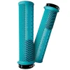 Peaty's Race Control Knurl Thin Lock-On Grips (Turquoise) (Pair)