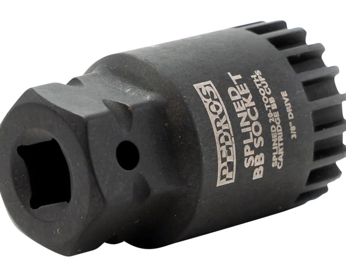 Pedro's Bottom Bracket Socket Tool (Fits Shimano/Isis) (20-Tooth Splined) (3/8" Drive)