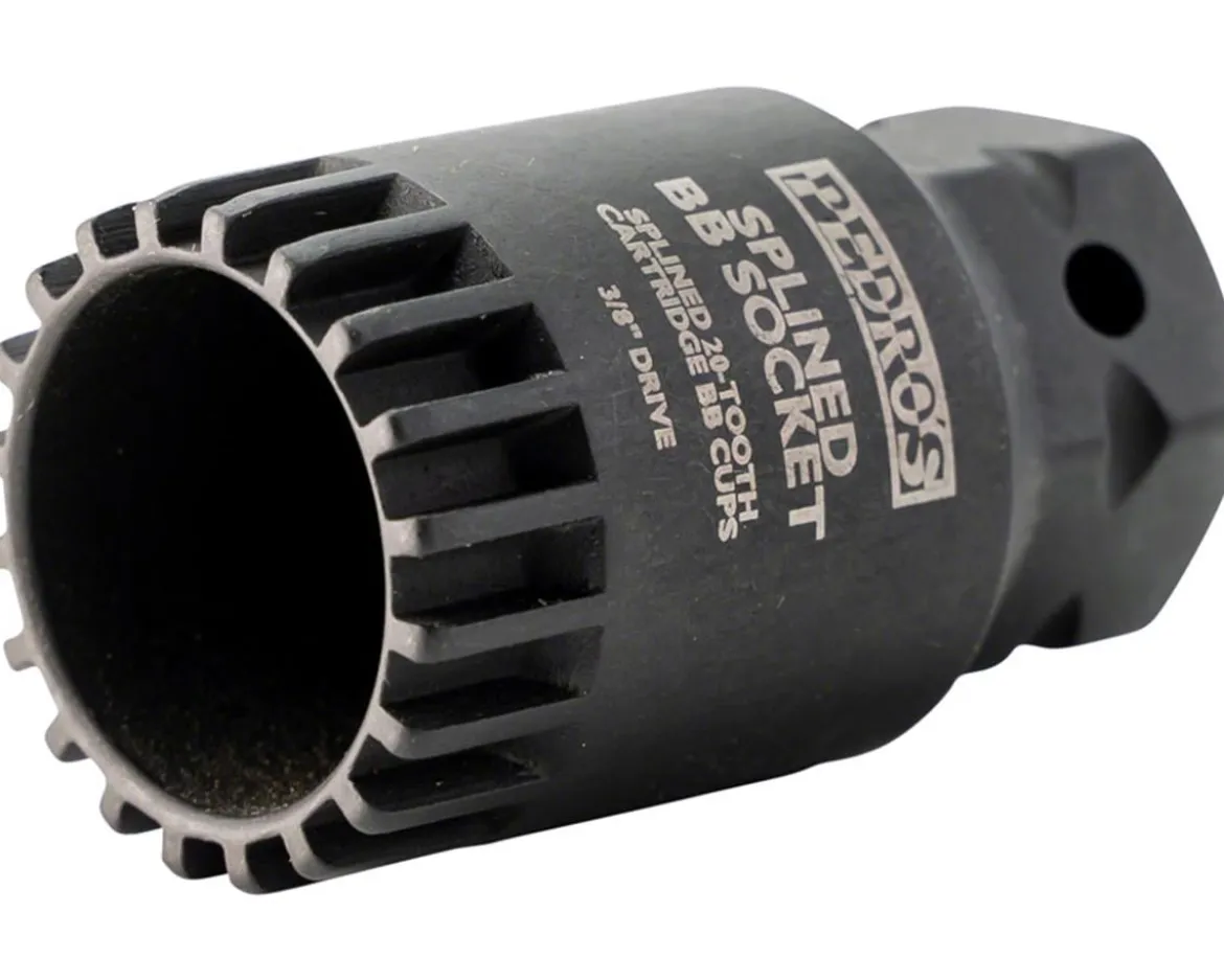Pedro's Bottom Bracket Socket Tool (Fits Shimano/Isis) (20-Tooth Splined) (3/8" Drive)