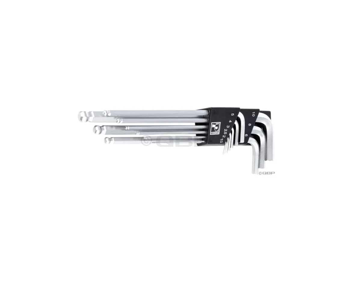 Pedro's 9-Piece Metric L Hex Wrench Set (w/ Holder)