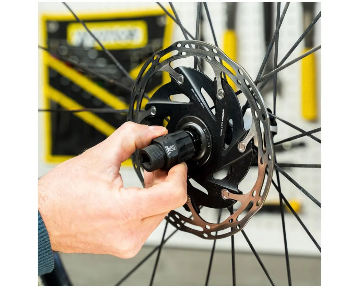 Pedro's Pro Cassette Lockring Socket Tool (Black) (Removal & Installation)