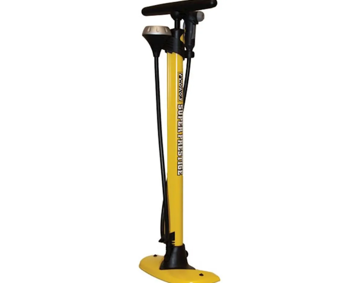 Pedro's Super Prestige Professional Floor Pump (Yellow)