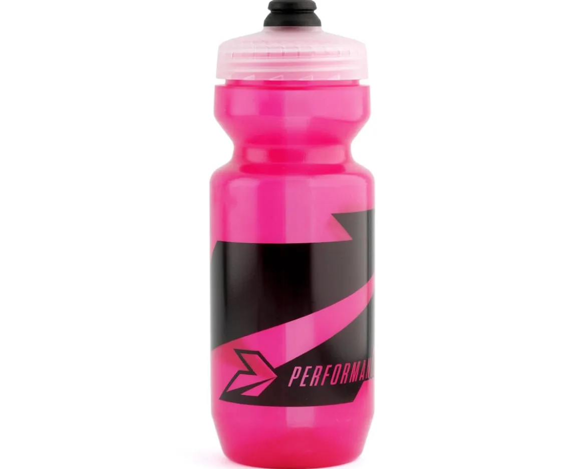 Performance Bicycle Water Bottle (Translucent Pink) (22oz)