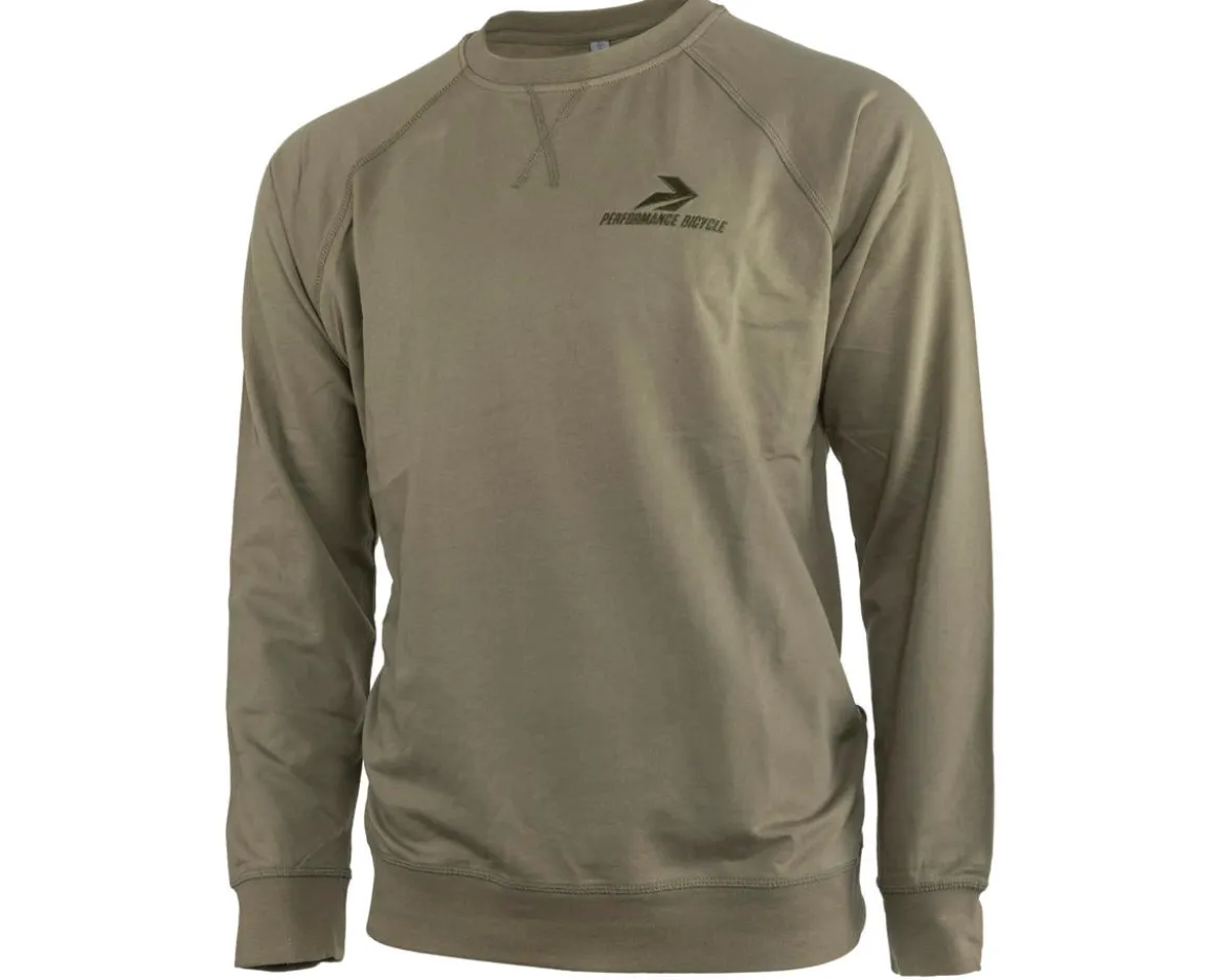 Performance Bicycle Crew Sweater (Green) (XS)