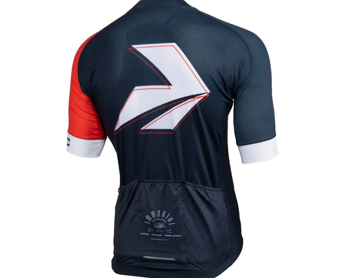 Performance Men's Nova Pro Cycling Jersey (Blue/Red) (Slim) (S)