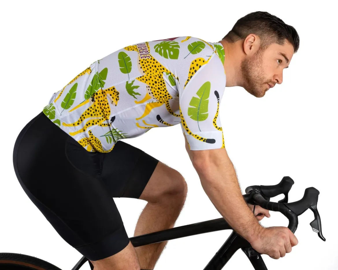 Performance Men's Nova Pro Cycling Jersey (Cheetah) (Standard) (S)