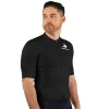 Performance Men's Nova Pro Cycling Jersey (Black) (Standard) (S)