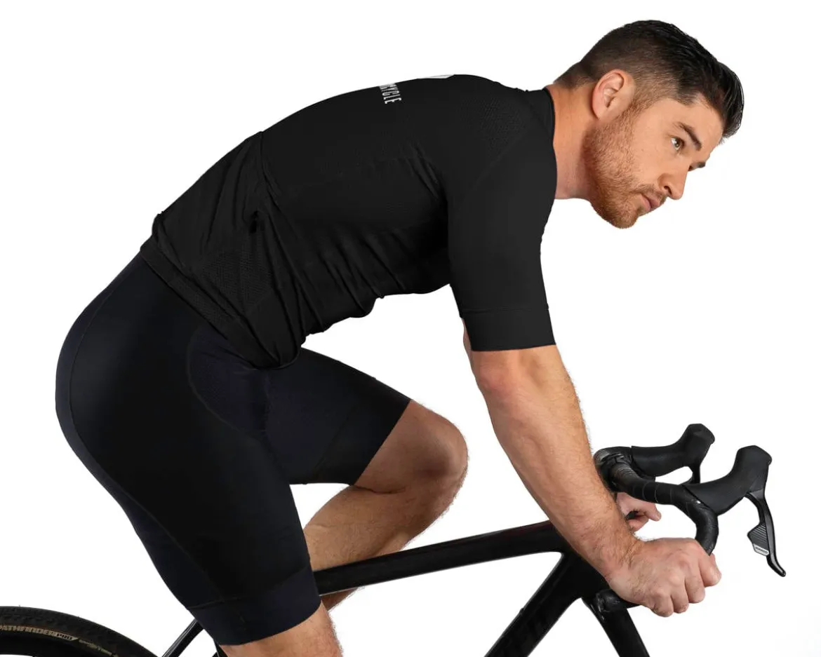Performance Men's Nova Pro Cycling Jersey (Black) (Standard) (S)