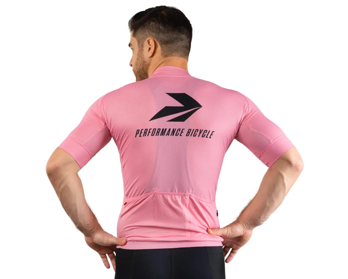 Performance Men's Nova Pro Cycling Jersey (Pink) (Standard) (S)