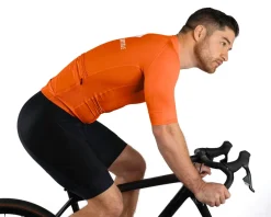 Performance Men's Nova Pro Cycling Jersey (Orange) (Slim) (S)