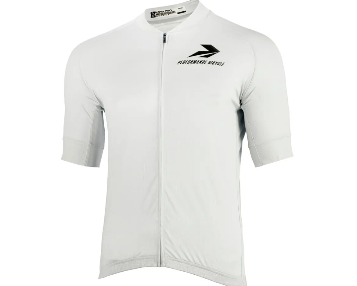 Performance Men's Nova Pro Cycling Jersey (Dove Grey) (Standard) (L)